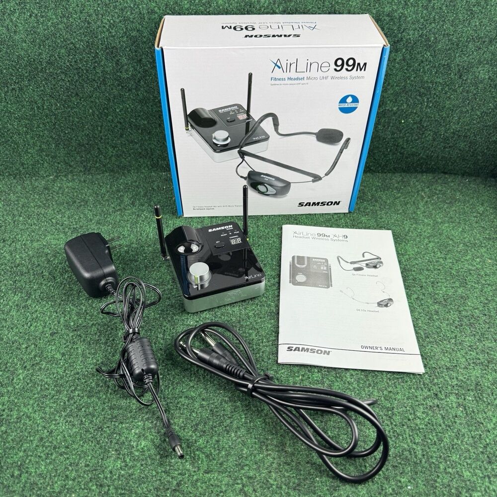 Samson Airline AR99m AH9 Wireless Fitness Microphone RECEIVER NO MIC 542-566MHz
